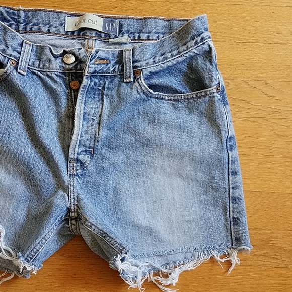 Gap vintage buttonfly cut off jean shorts - Picture 5 of 14